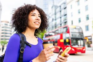 lady relocated to london for work